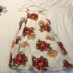 Small floral dress.